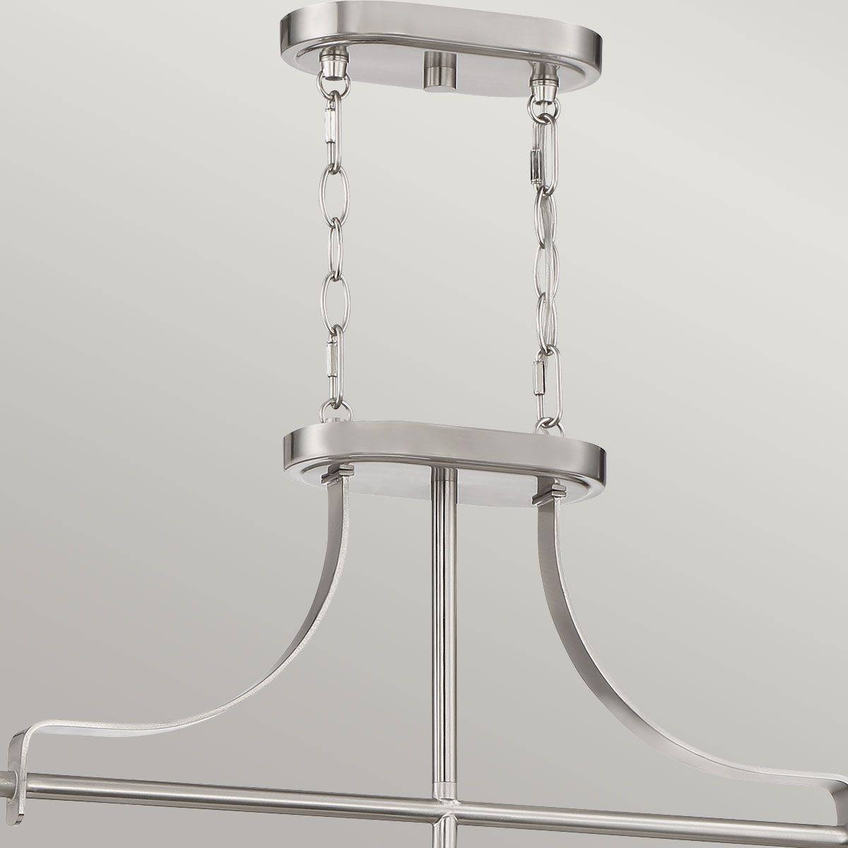 Trilogy 3 Light Pendant Brushed Nickel - QZ-TRILOGY-ISLE-BN