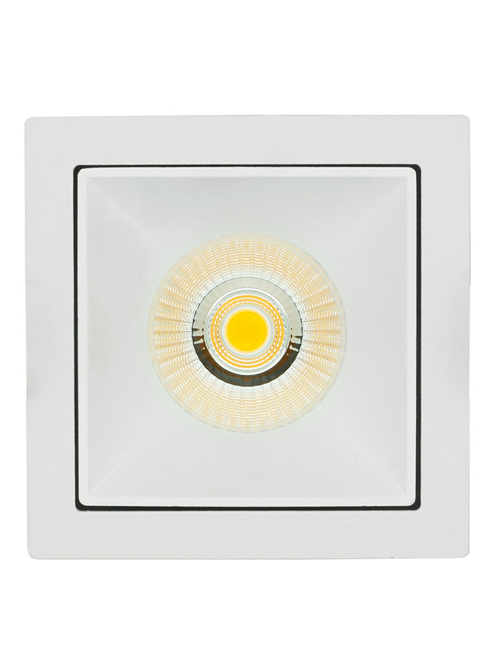 Rubic LED 1 Square Downlight 12W 3000K White - SI RUBIC/1/WH