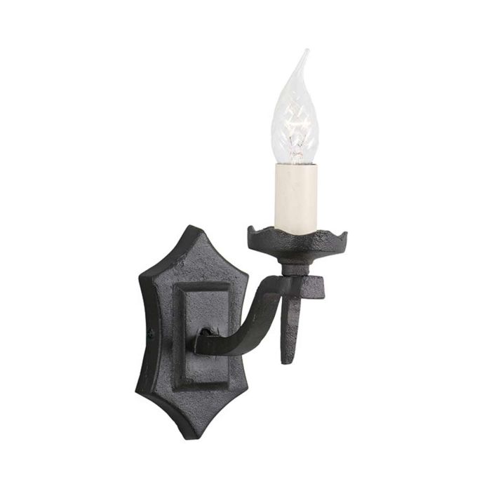 Rectory 85mm Wall Light Black - RY1B-BLACK