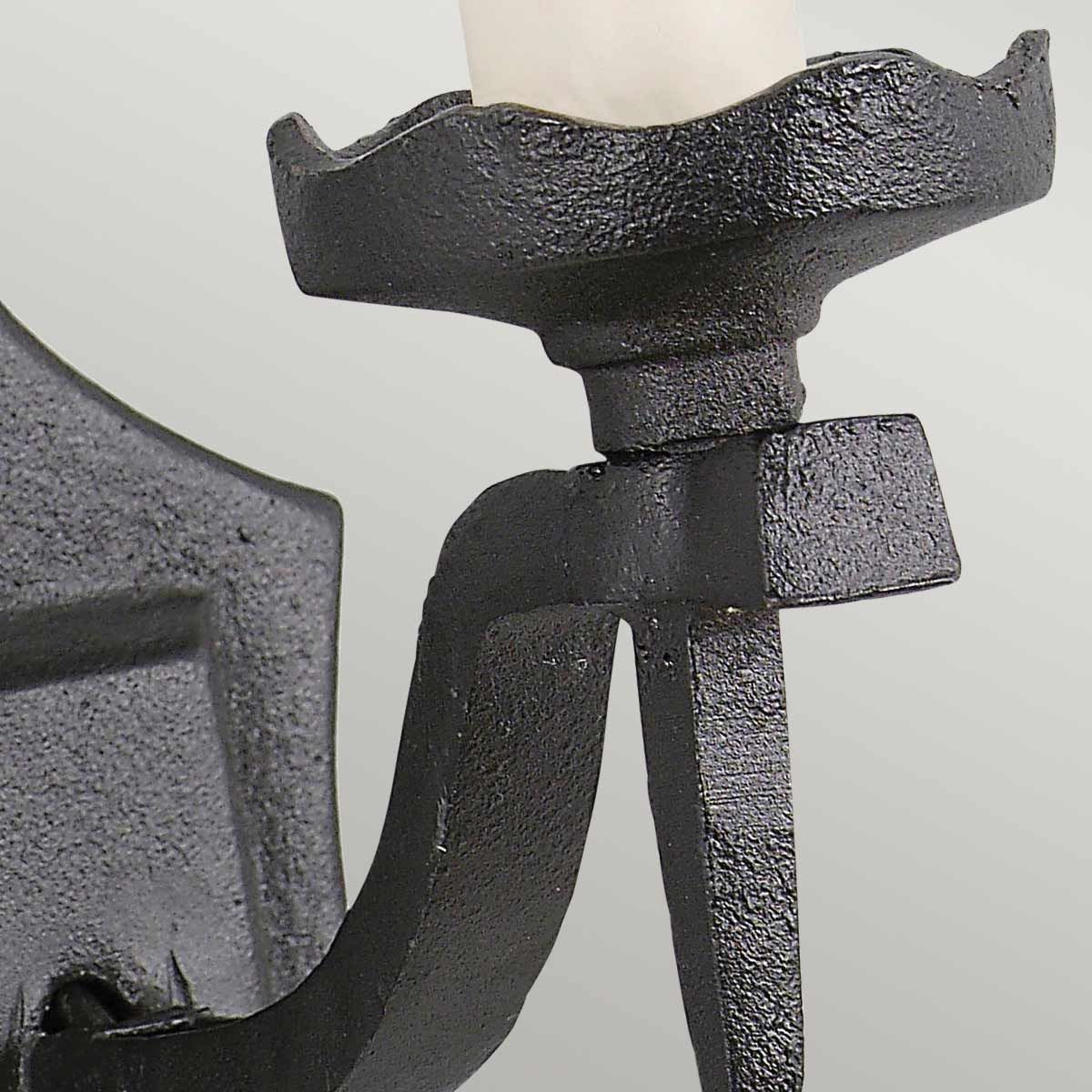 Rectory 85mm Wall Light Black - RY1B-BLACK