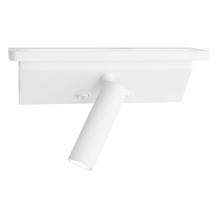 Scania LED Bedside Reading Light 3000K White - SCAN2WLEDWHT
