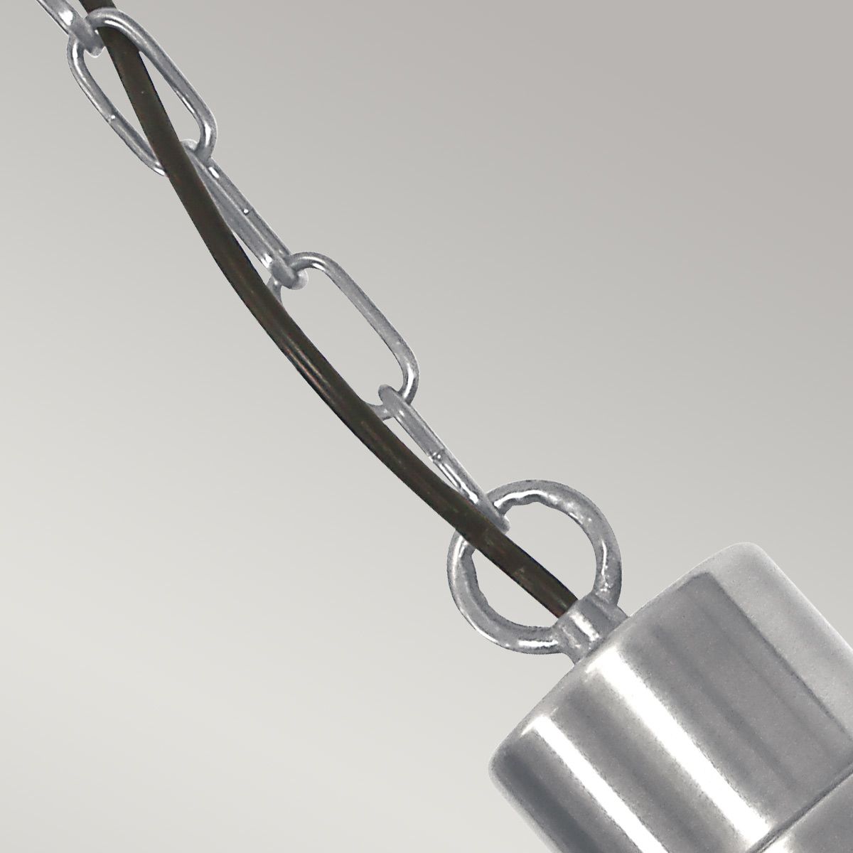 Sheldon 1 Light Chain Lantern Antique Nickel - SHELDON-CH-AN