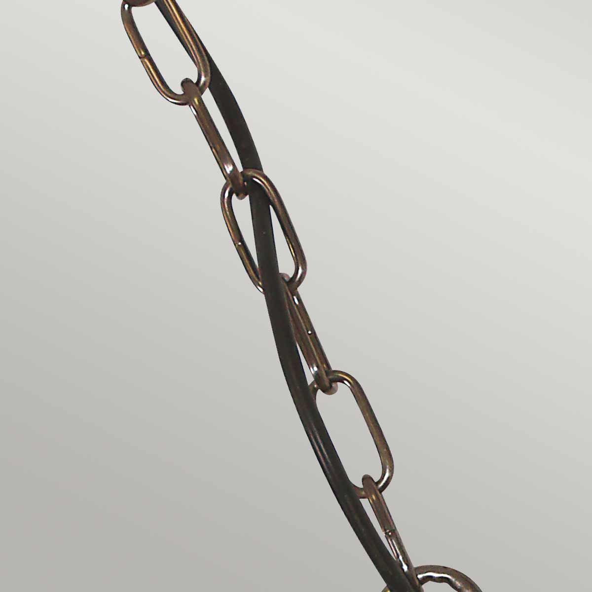 Sheldon 1 Light Chain Lantern Aged Brass - SHELDON-CH-BR