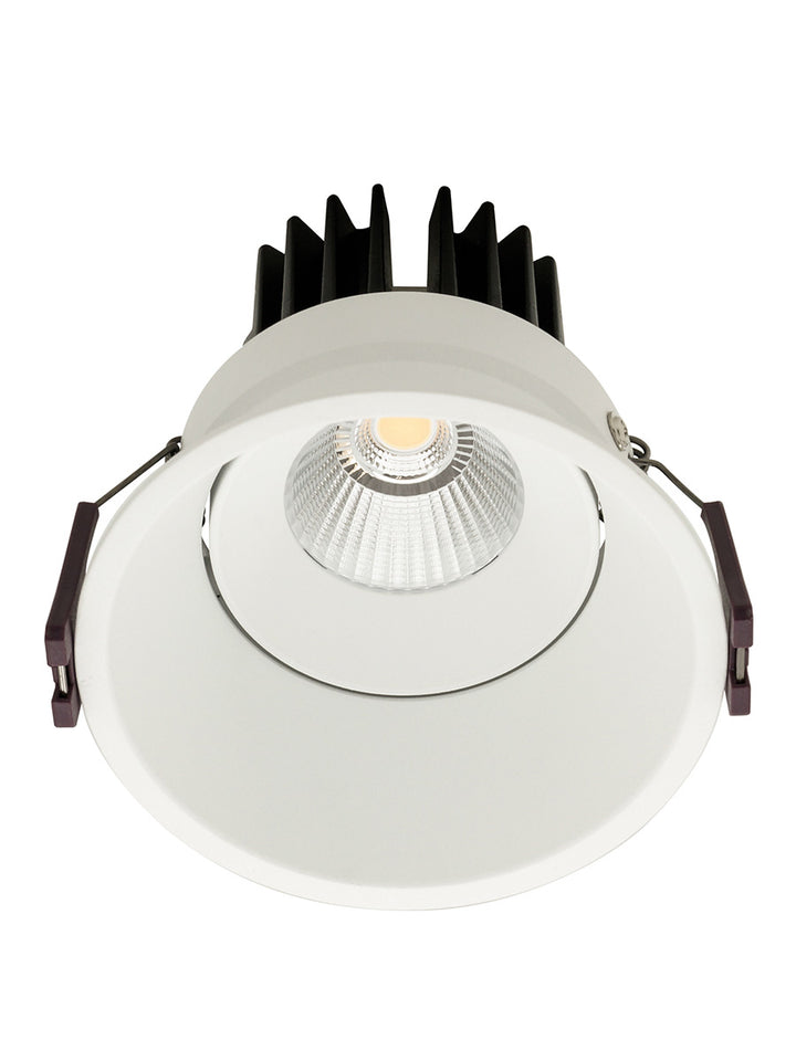 Sola Series 60° LED Adjustable Downlight 12W 3000K White - SI SOLA/12W/ADJ/60D/WH