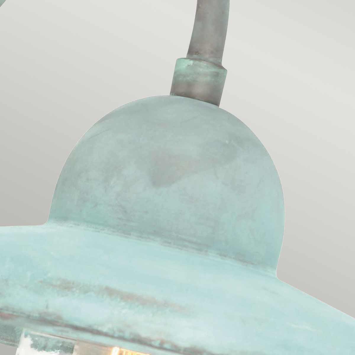 Somerton 1 Light Wall Lantern Verdigris - SOMERTON-V
