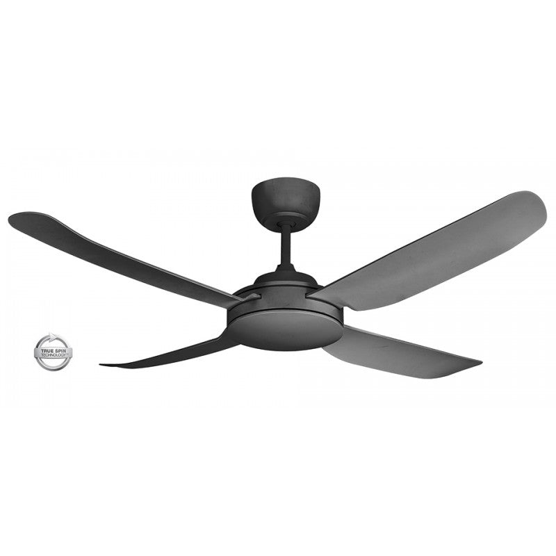 Buy AC Ceiling Fans With Light Australia SPINIKA II AC Ceiling Fan 48" Titanium with LED - SPIN1204TI-L