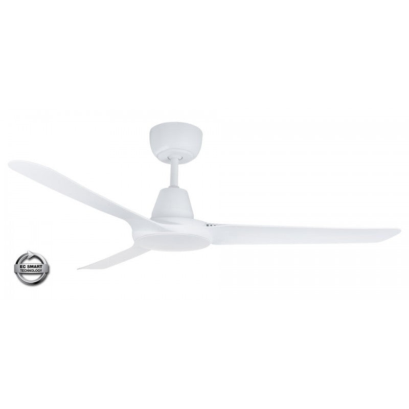 Spyda Smart EC Ceiling Fan 50" Satin White Thermoplastic Blade - SPYEC1253WH