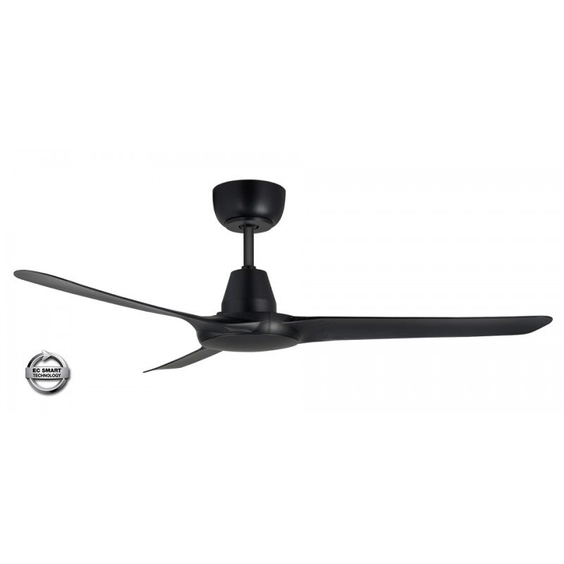 Buy EC Ceiling Fans Australia Spyda Smart EC Ceiling Fan 56" Matte Black Thermoplastic Blade - SPYEC1423BL