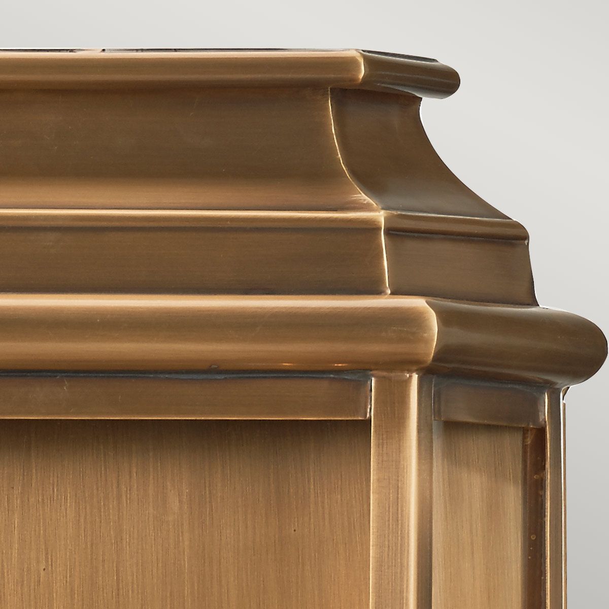 St Martins 2 Light Large Wall Lantern Aged Brass - ST-MARTINS-L-BR