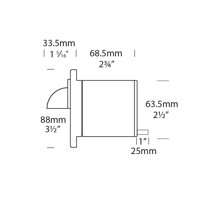 Step Lite Eyelid Aluminium Black or Silver Star