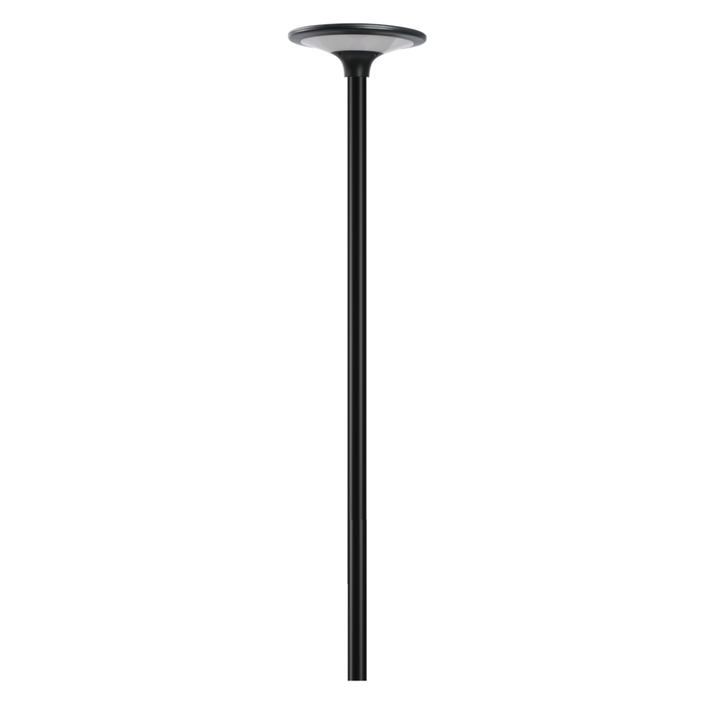 Buy Solar Lights Australia SUNSOLAR LED Solar Post Light Top Black 2CCT - 10304