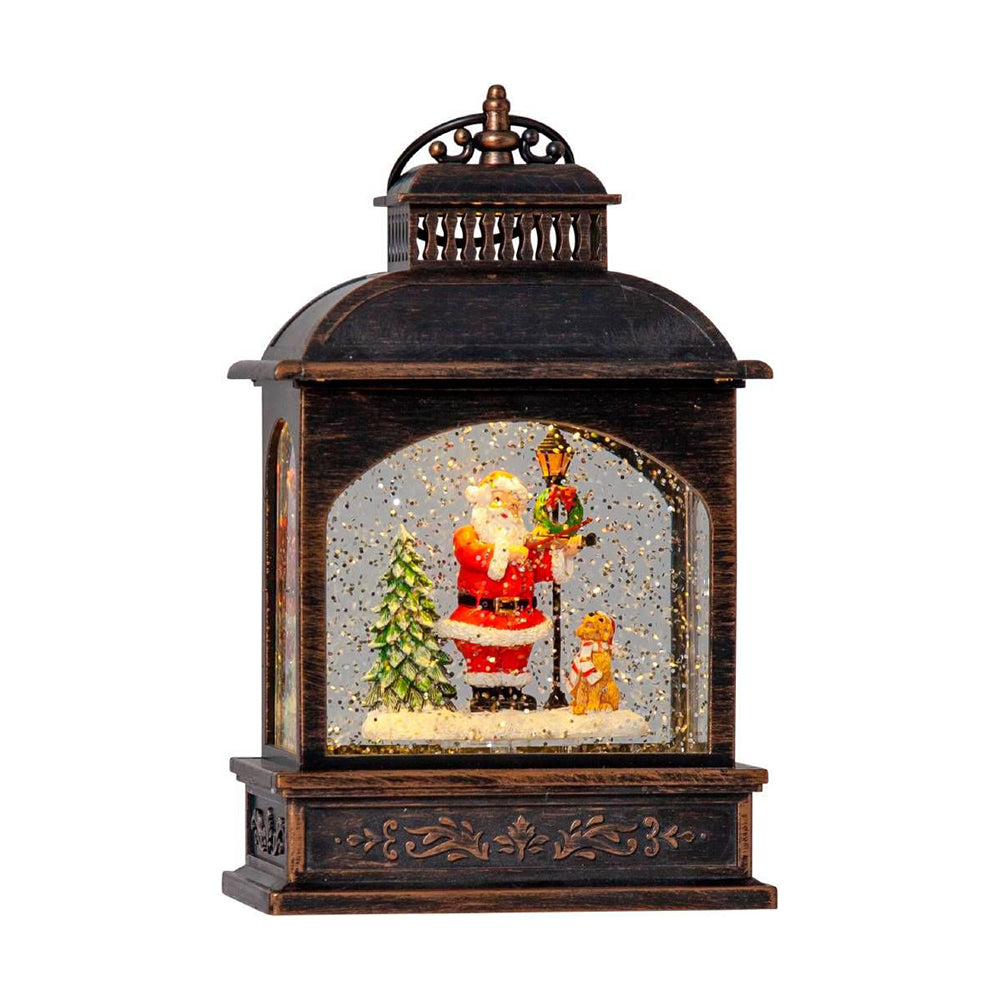 Buy Christmas Lights Australia XMAS Vinter Santa Lantern Bronze - 411233