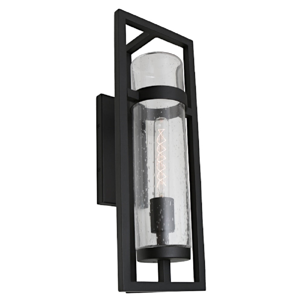 Toulon Exterior Wall Light Black - TOUL1EBLK