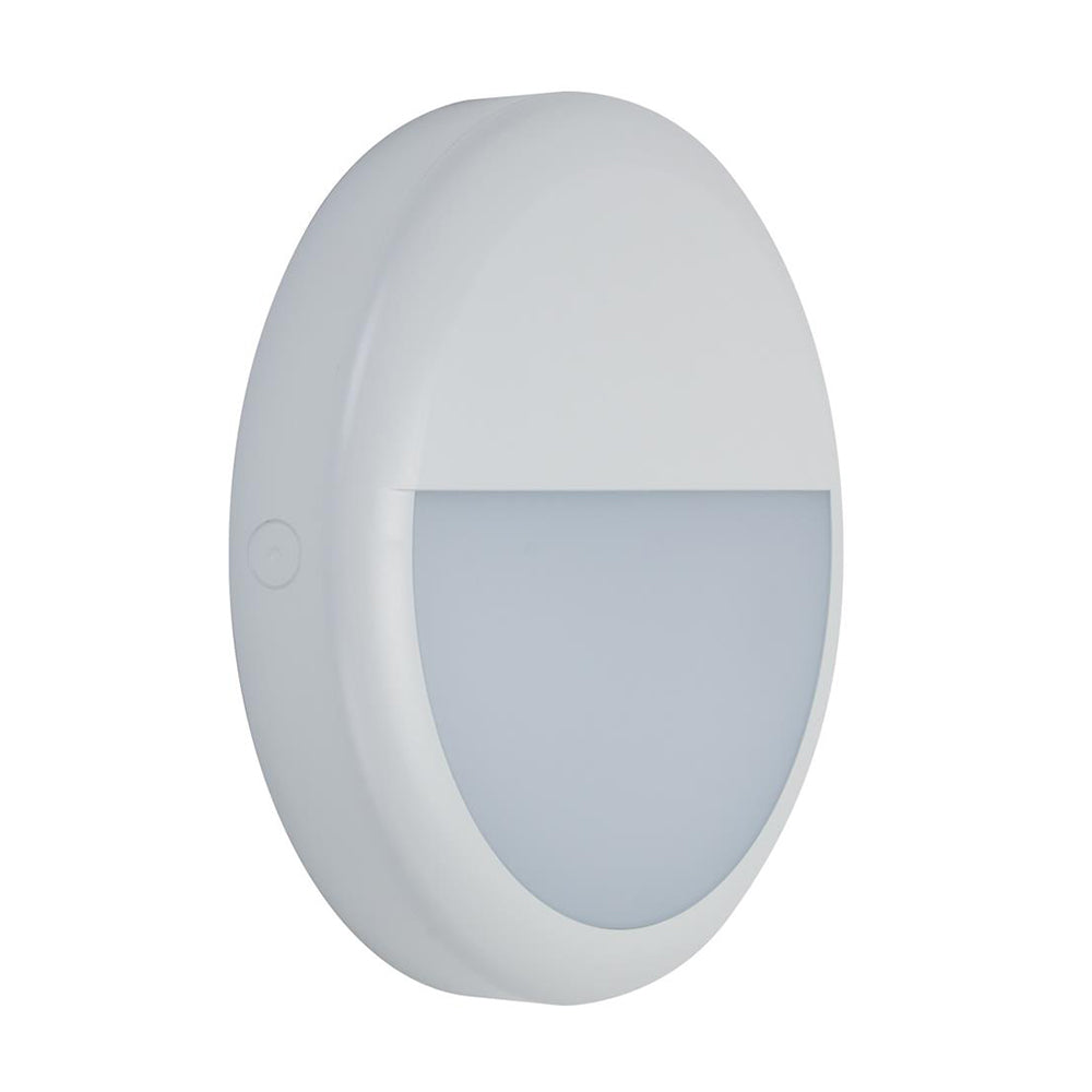 Versa Round Eyelid Bunker Light White Polycarbonate 3CCT - 19806