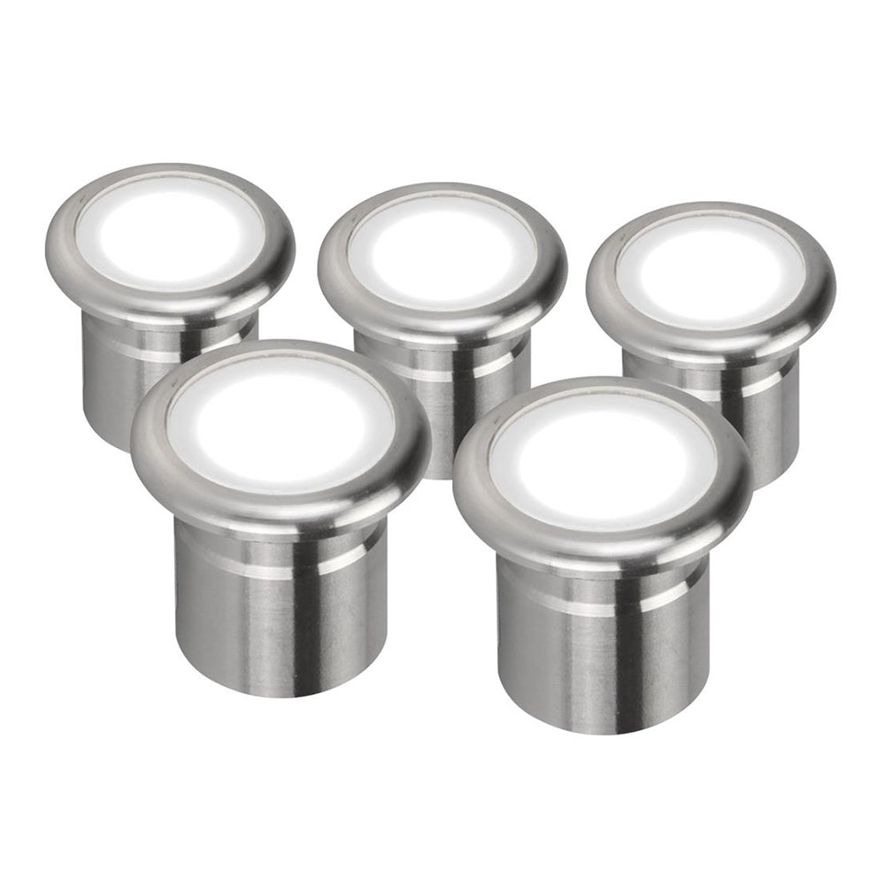 Buy Deck Lights Australia Vivid Deck Light Kit 12V Stainless Steel 5000K - 21102
