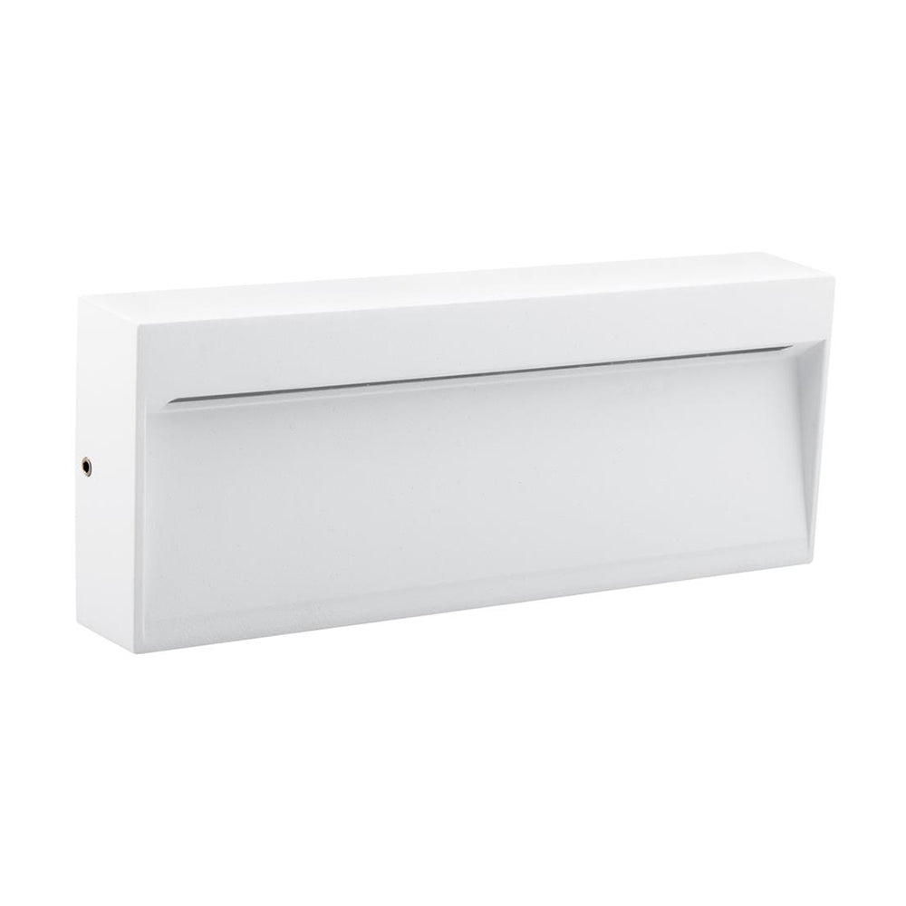 Buy Outdoor Step Lights Australia Zeke Rectangular Outdoor Step Light 12V 8W Dark Grey Aluminium 5000K - 19859