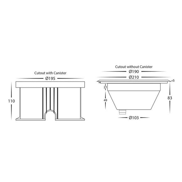Buy Inground Lights Australia Split Inground Light 12V DC W210mm 316 Stainless Steel 3 CCT - HV1843T