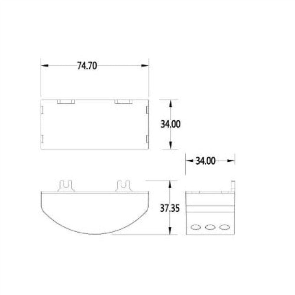 Buy Smart Switches & Plugs Australia Smart Switches & Plug For Batten 10V W34mm White - LWMS01