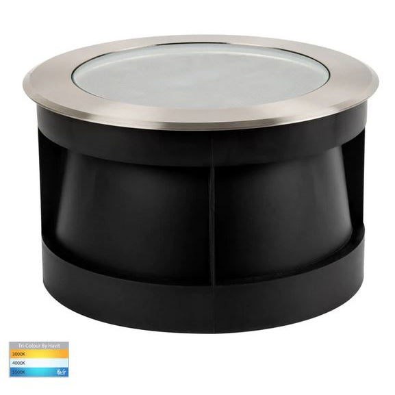Buy Inground Lights Australia Split Inground Light 12V DC W260mm 316 Stainless Steel 3 CCT - HV1845T