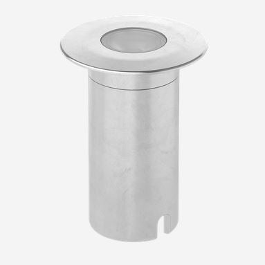 Buy Deck Lights Australia Phoenix Deck Light 24V DC D80mm Brushed Chrome Brass - AQL-530-B1-X0