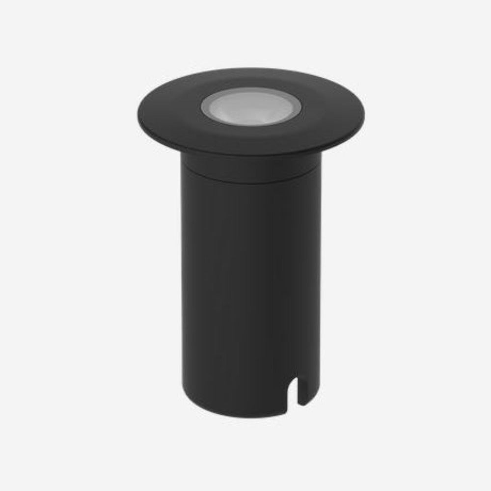 Buy Deck Lights Australia Phoenix Deck Light 24V DC D80mm Black PC Brass - AQL-530-B2-X0