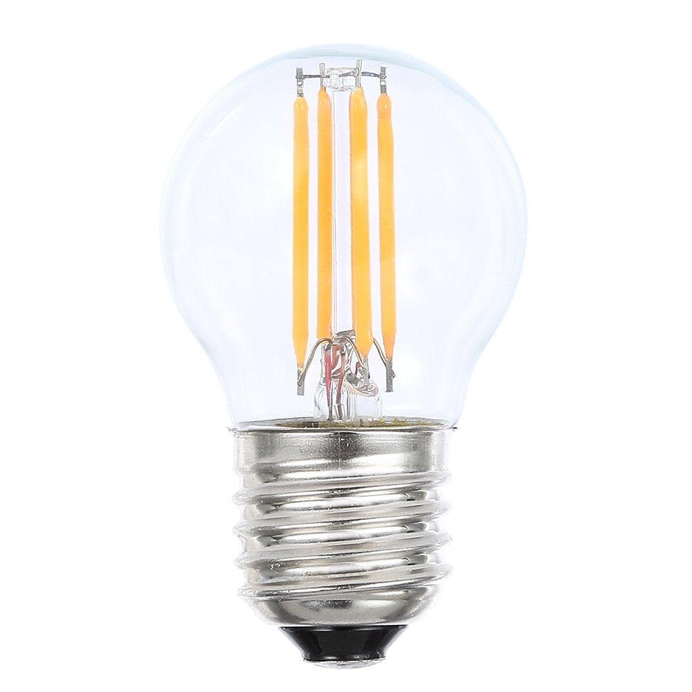 Filament Fancy Round Clear LED Globe 4W ES Dimmable 2700K - LFR4WCESWWD - 20231