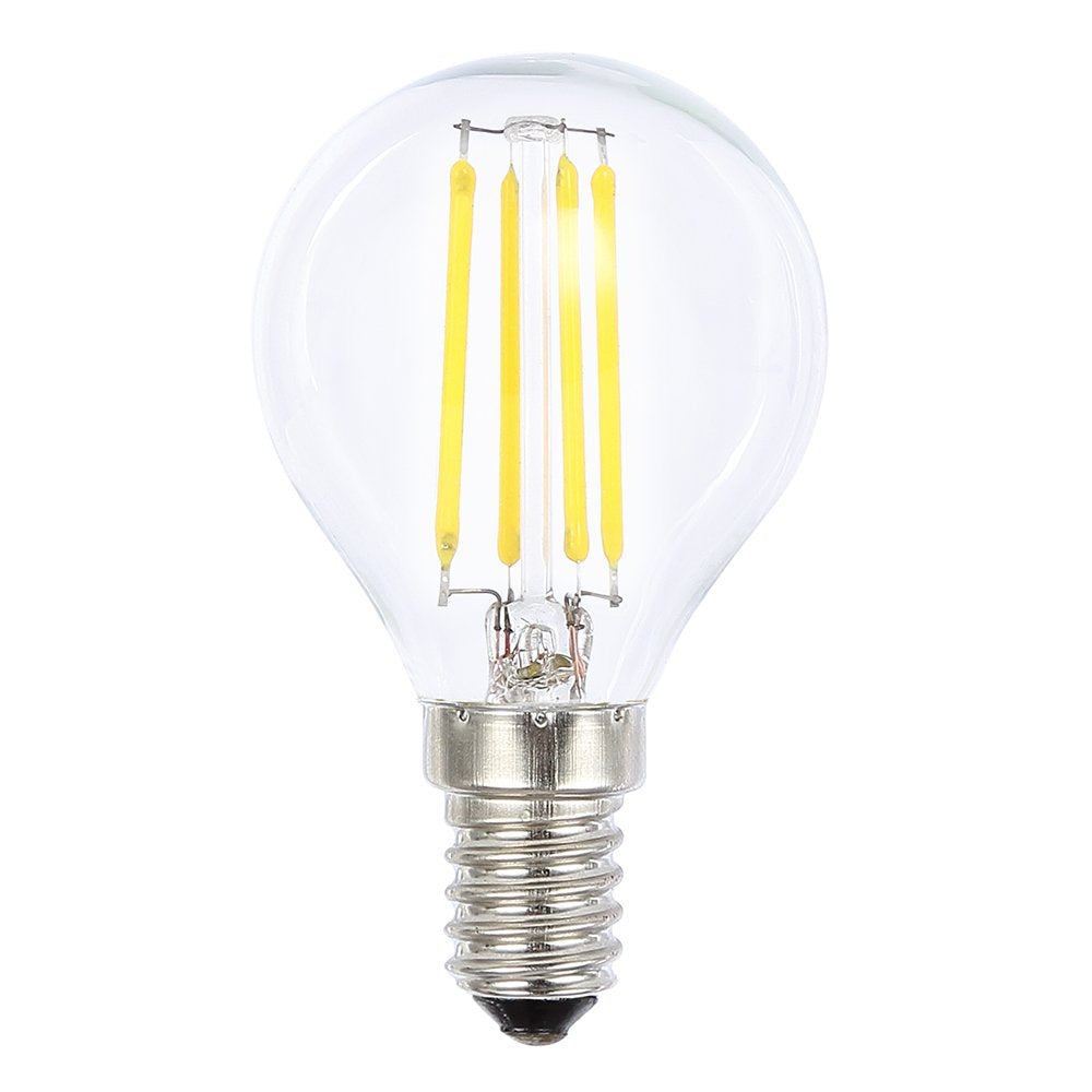 Buy LED Filament Globes Australia Filament Fancy Round Clear LED Globe 4W SES Dimmable 6500K - LFR4WCSESDLD - 20234