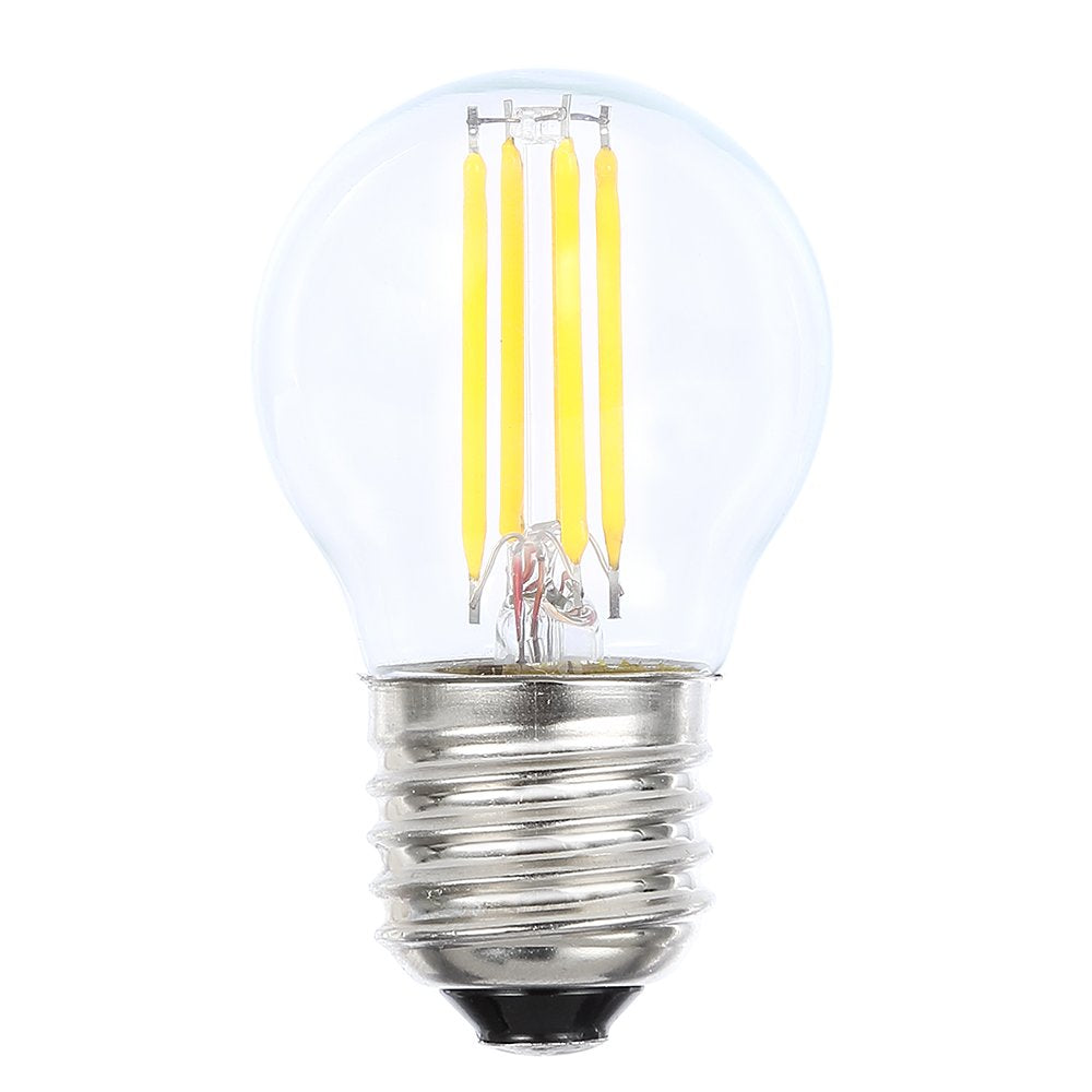 Buy LED Filament Globes Australia Filament Fancy Round Clear LED Globe 4W ES Dimmable 6500K - LFR4WCESDLD - 20235