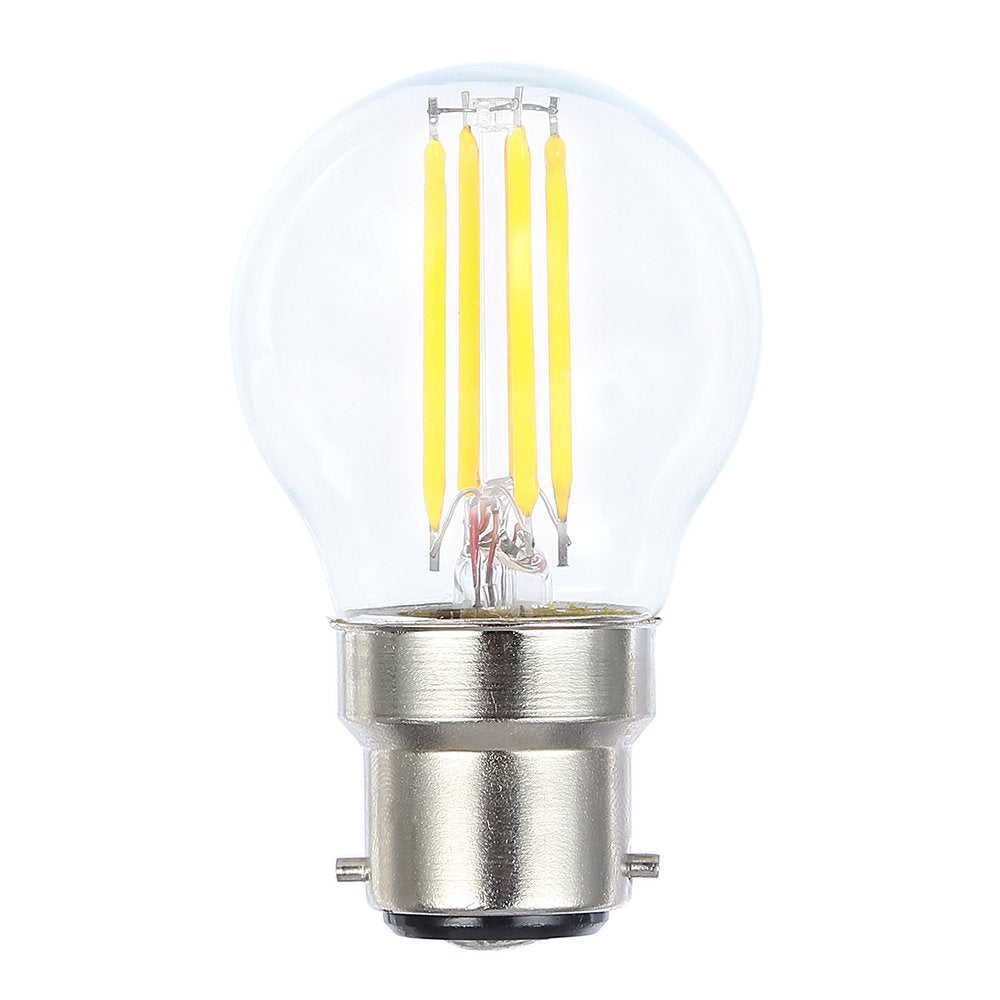 Buy LED Filament Globes Australia Filament Fancy Round Clear LED Globe 4W BC Dimmable 6500K - LFR4WCBCDLD - 20236