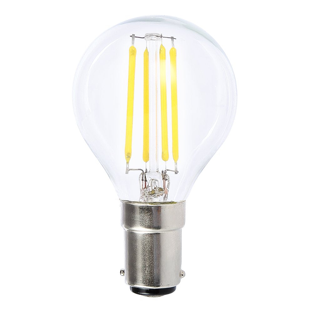 Buy LED Filament Globes Australia Filament Fancy Round Clear LED Globe 4W SBC Dimmable 6500K - LFR4WCSBCDLD - 20237