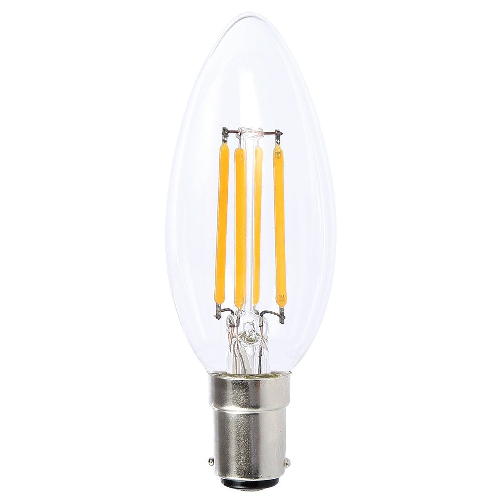Buy LED Filament Globes Australia Filament Candle Clear LED Globe 4W SBC Dimmable 2700K - LCAN4WCSBCWWD - 20243
