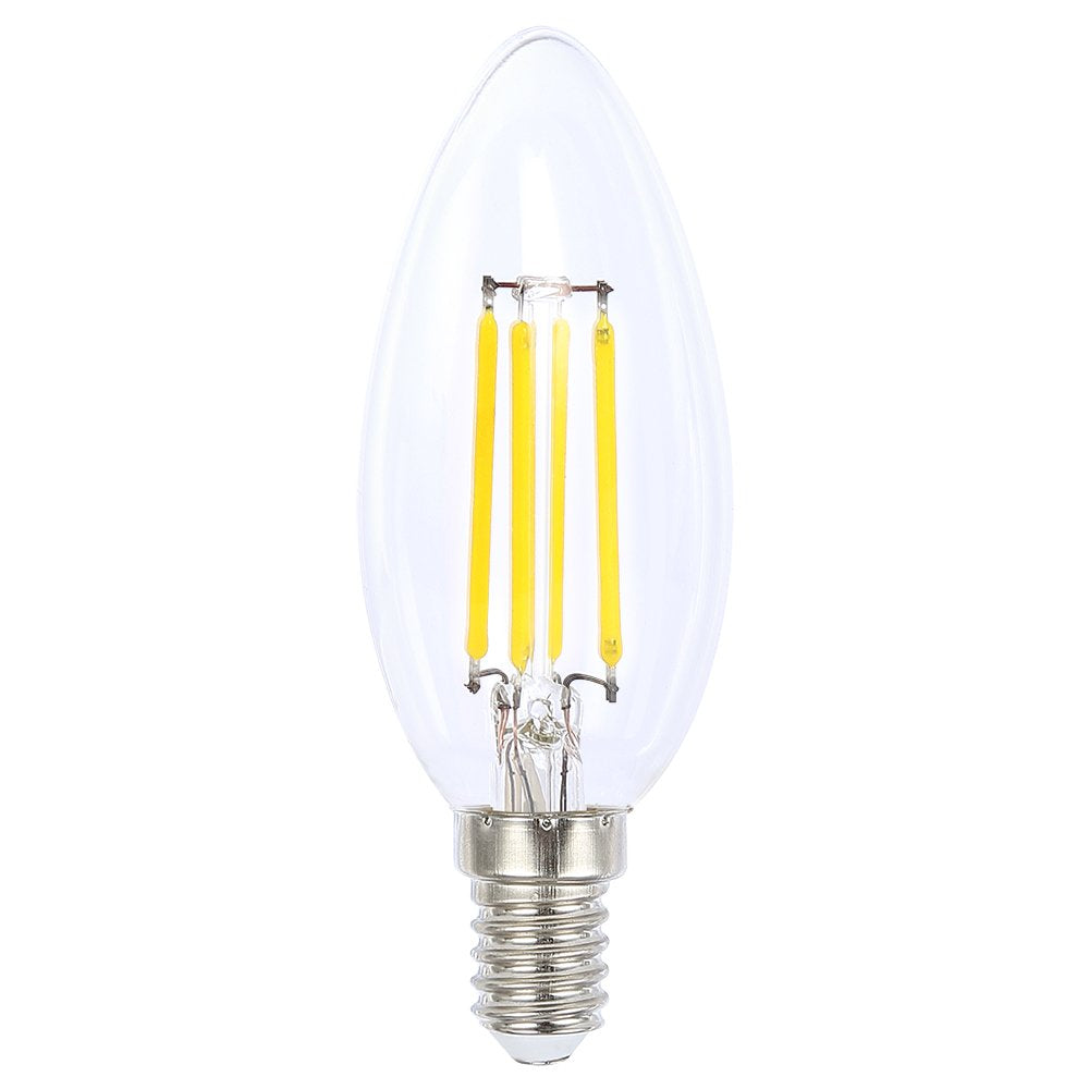 Buy LED Filament Globes Australia Filament Candle Clear LED Globe 4W SES Dimmable 4000K - LCAN4WCSESCWD - 20248