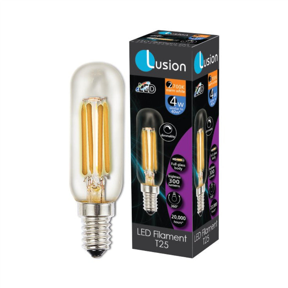 Buy Rangehood & Oven Globes Australia Filament T25 Range Hood LED Globe 240V 4W SES 2700K Dimmable - LRH4WSEST25 - 20310