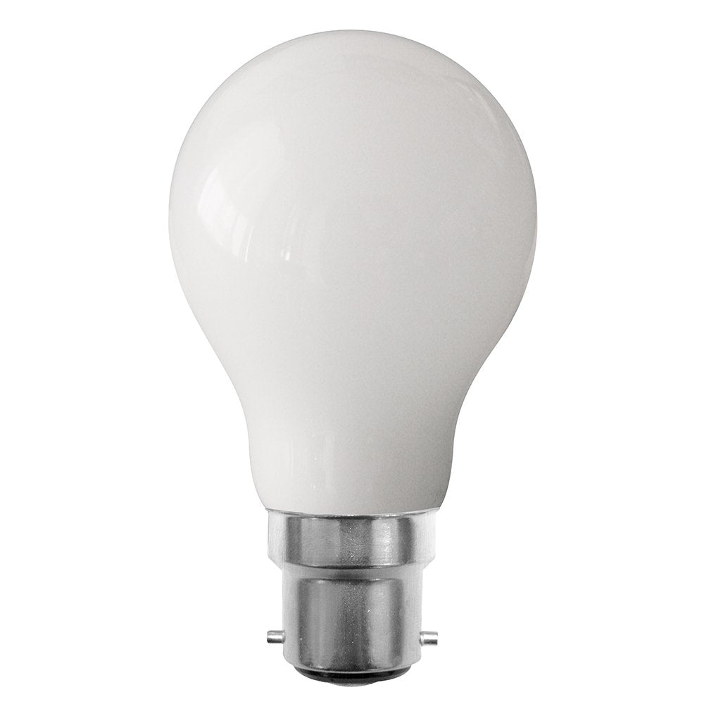 GLS LED Globe 240V 8W BC Opal 2700K Non Dimmable - LGLS8WBCWW - 20505