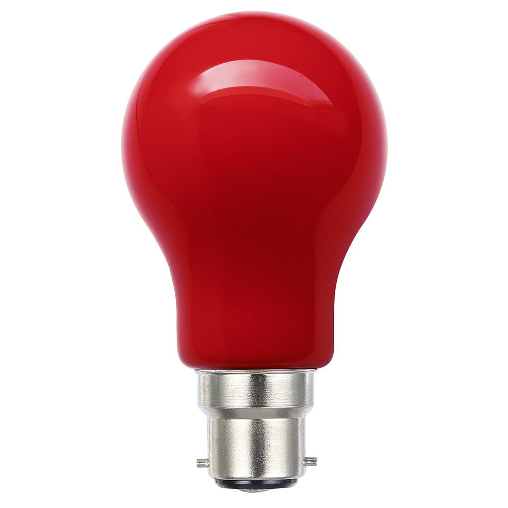 Buy LED Globes Australia GLS LED Globe 240V 3W BC Red - LGLS3WBCRED - 20705