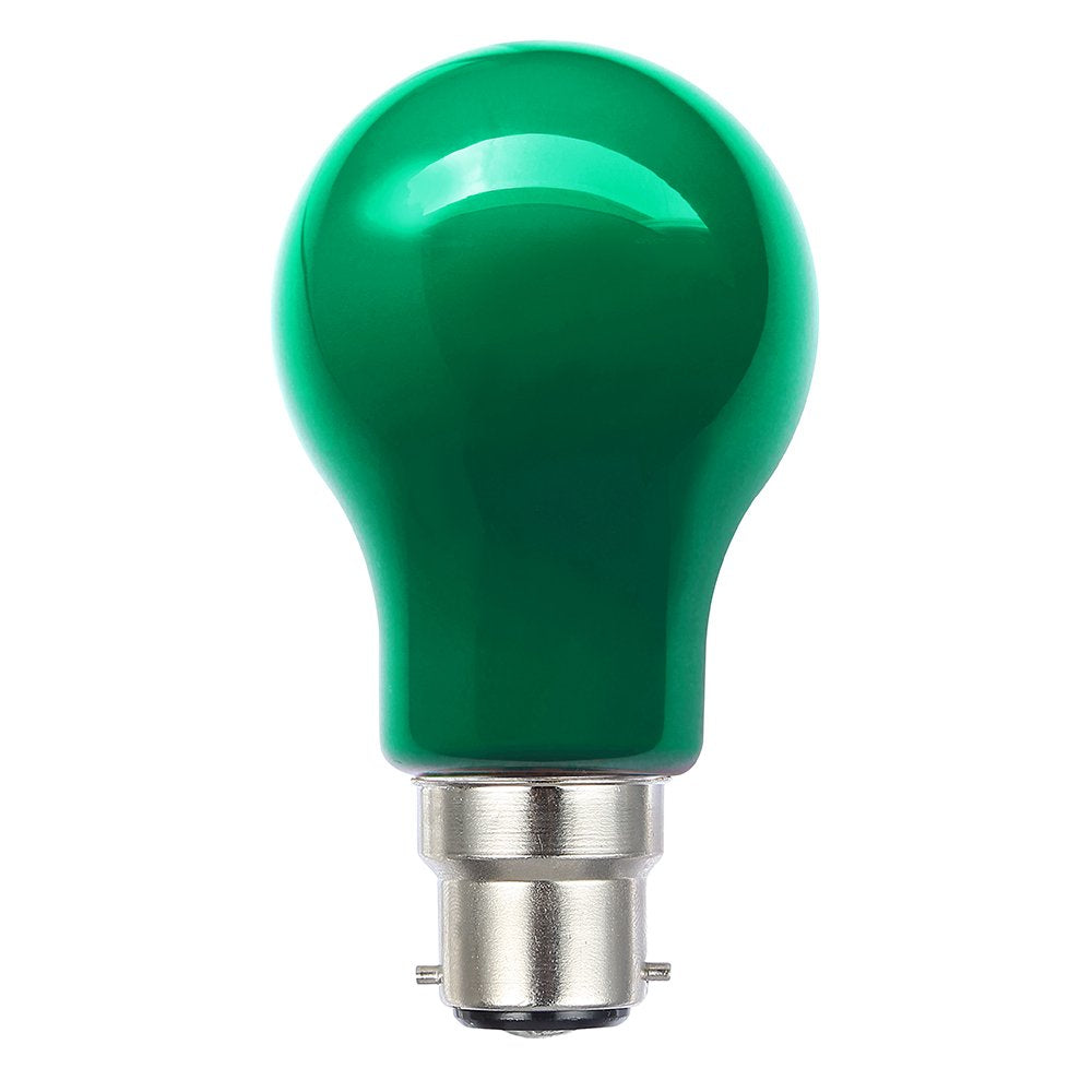 GLS LED Globe 240V 3W BC Green - LGLS3WBCGREEN - 20707