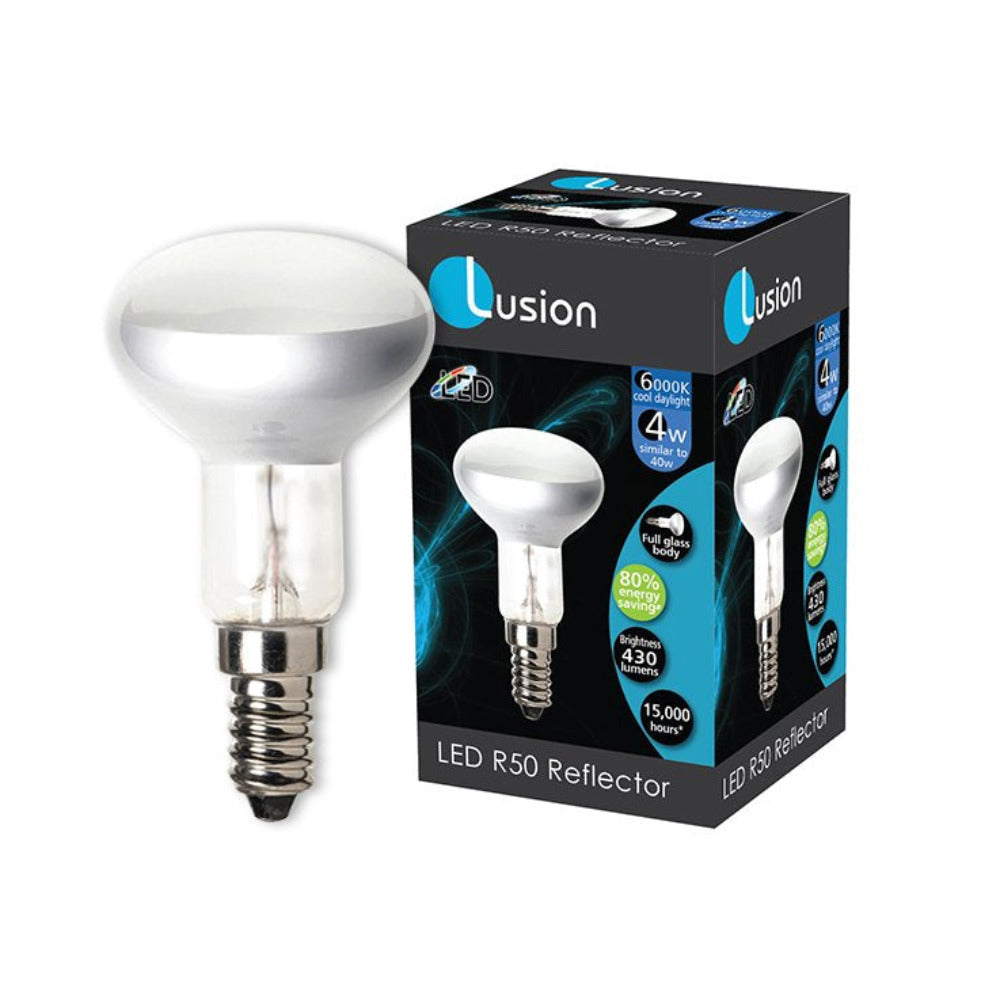 Buy LED Globes Australia R50 Reflector LED Globe Diffused 240V 4W SES 6000K - LR504WSESD6K - 20912