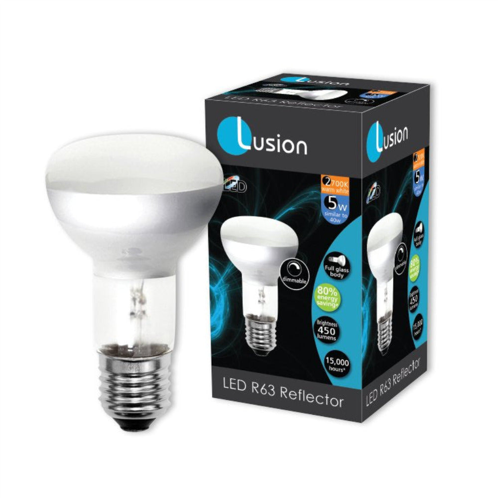 Buy LED Globes Australia R63 Reflector LED Globe Diffused 240V 5W ES 6000K Dimmable - LR635WESD6KD - 20914