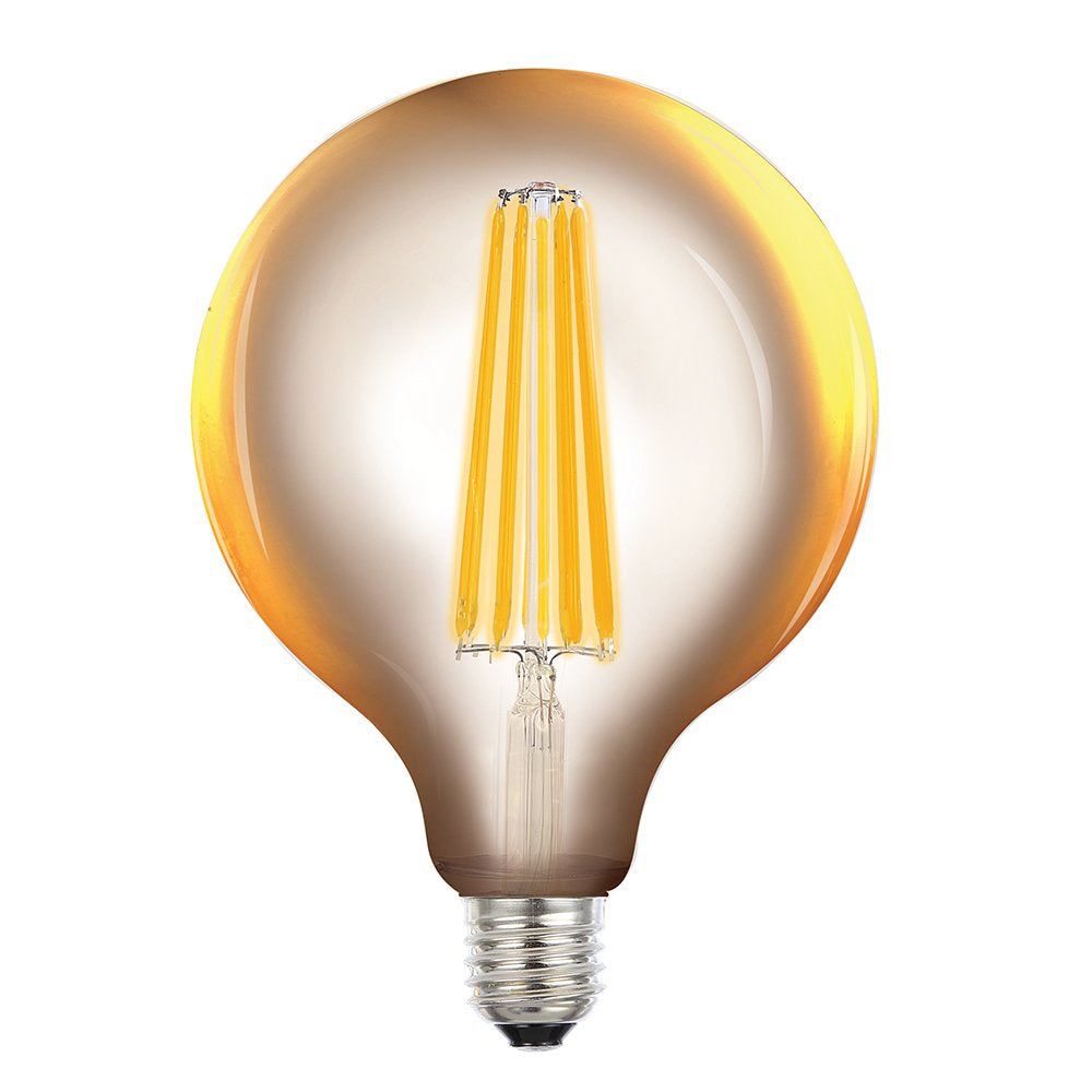 Buy LED Filament Globes Australia Filament G125 Vintage LED Globe 240V 8W ES 2200K Dimmable Amber - LG1258WES22DA - 20952