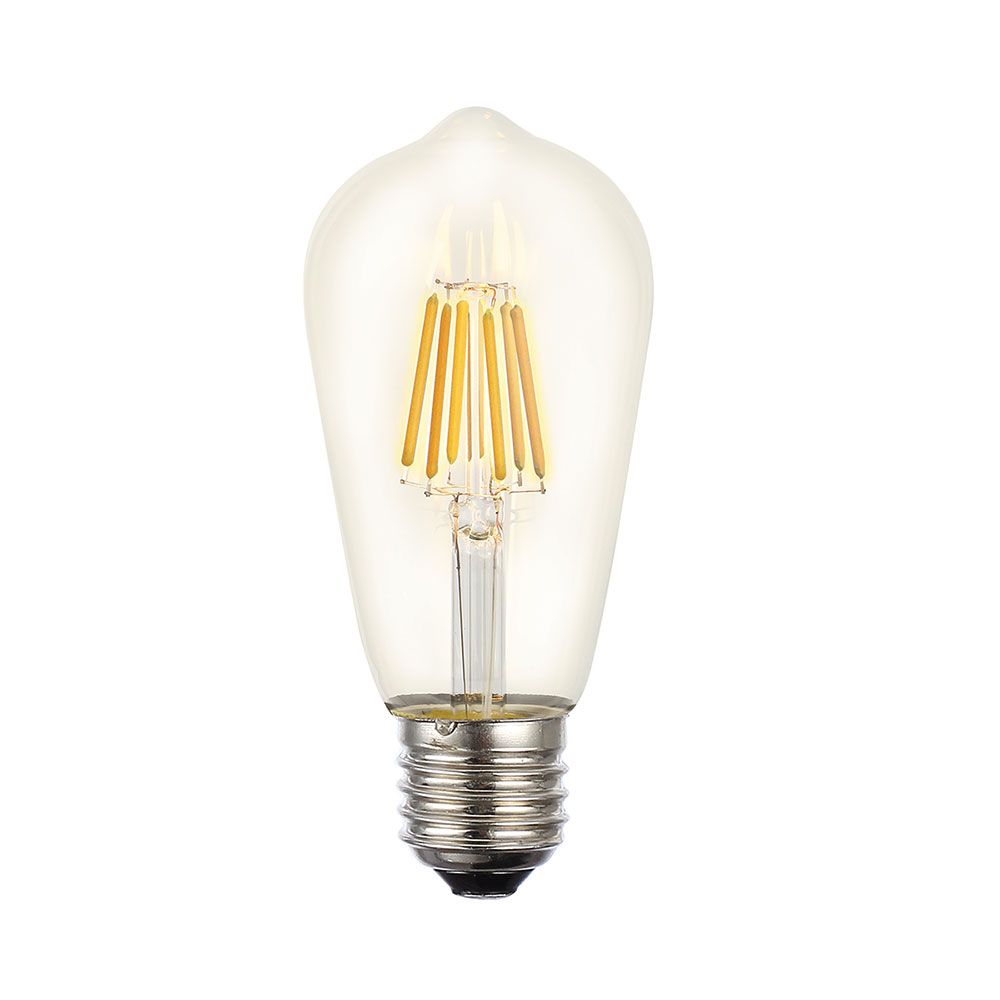 Filament ST64 Vintage LED Globe 240V 8W ES 2700K Dimmable - LST648WES27D - 20975