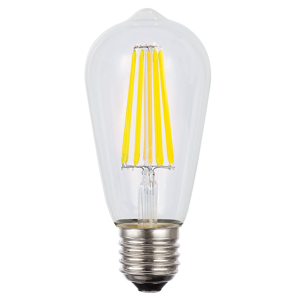 Filament ST64 Vintage LED Globe 240V 8W ES 6500K Dimmable - LST648WES65D - 20977