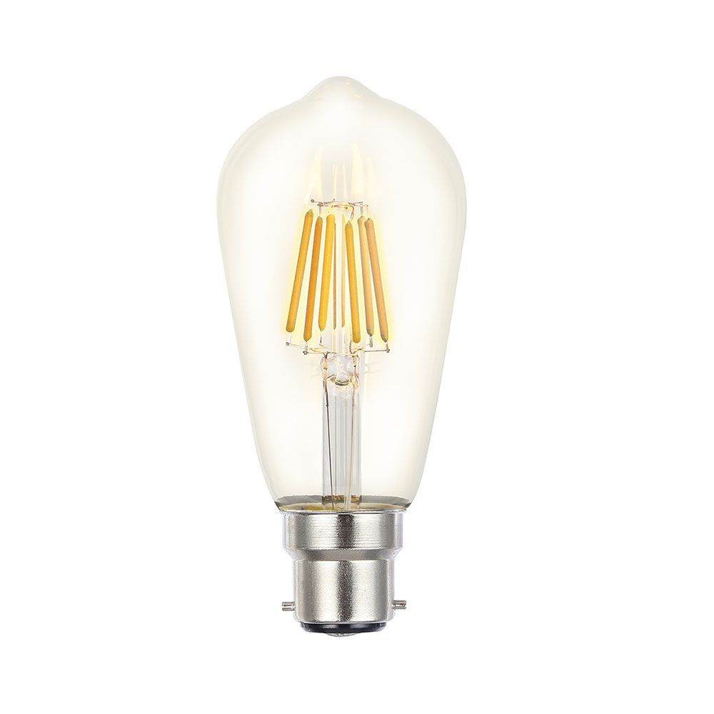 Buy LED Filament Globes Australia Filament ST64 Vintage LED Globe 240V 8W BC 6500K Dimmable - LST648WBC65D - 20978