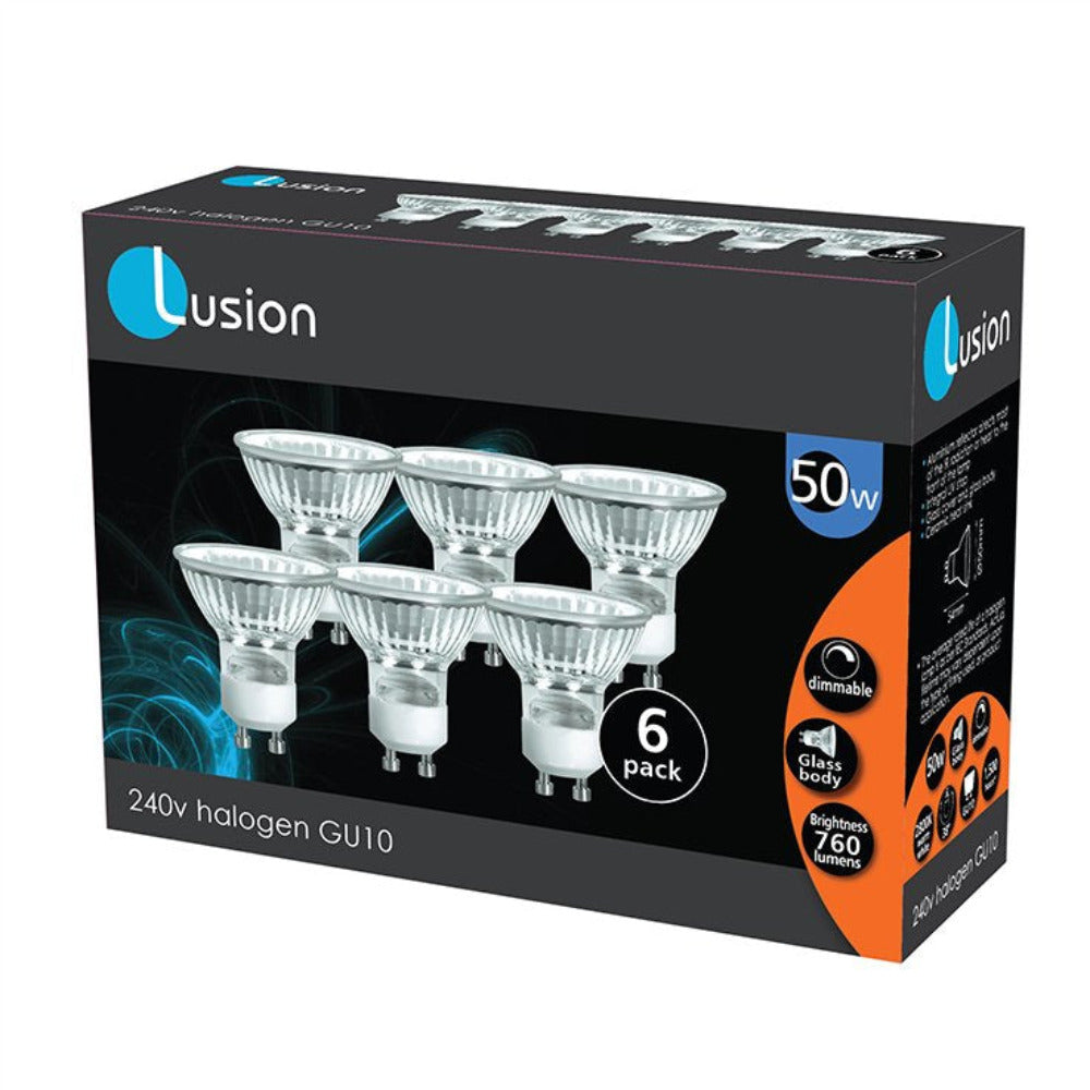 Buy Halogen Globes Australia GU10 Halogen Globe 240V 50W 6 Pack - GU10240V50W6PK - 30017