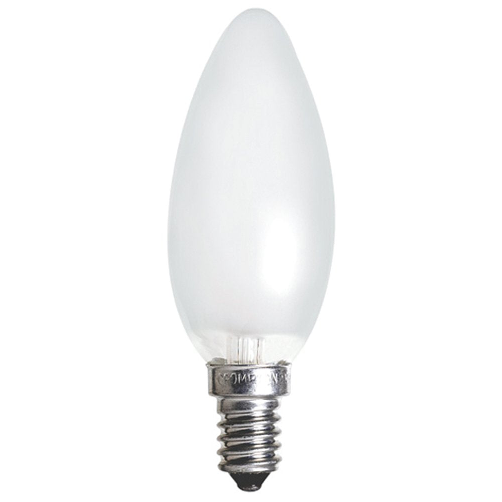 Buy Halogen Globes Australia Candle Halogen Globe 28W SES Pearl - CAN28WSESP - 30111