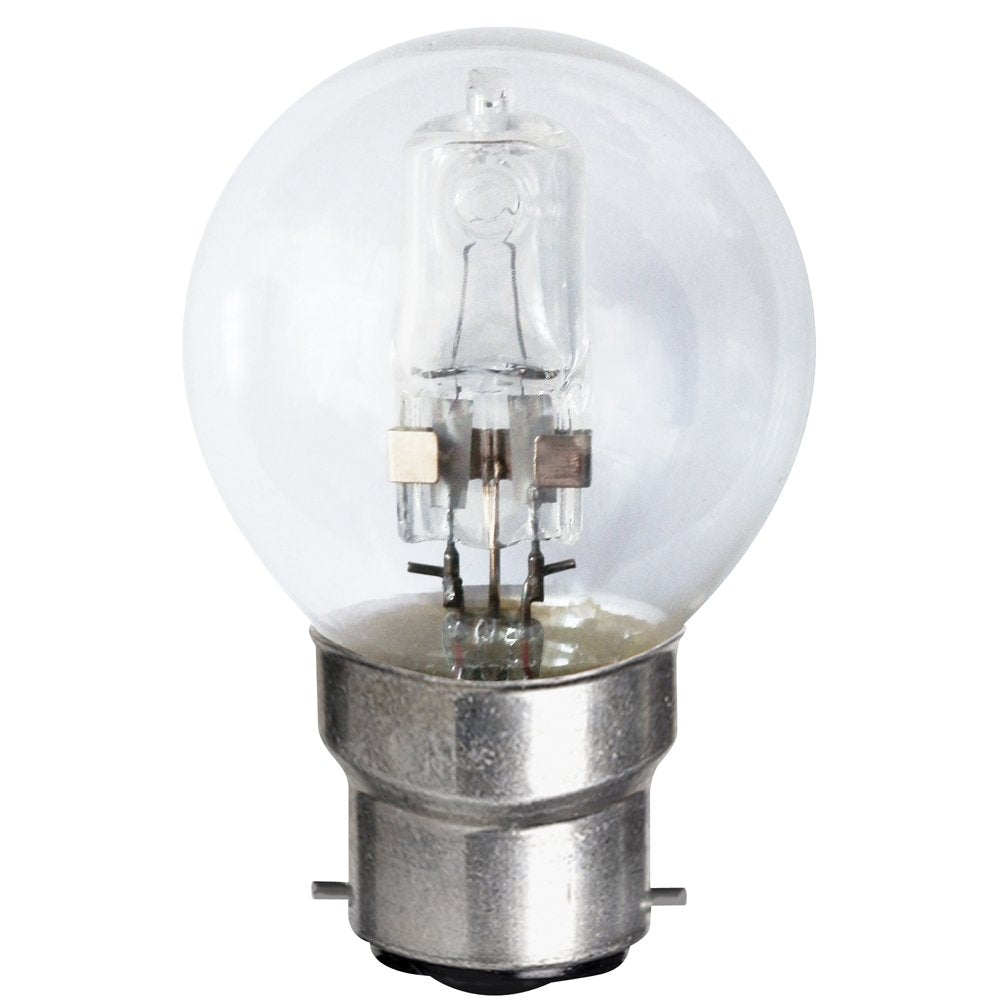 Buy Halogen Globes Australia Fancy Round Halogen Globe 18W BC Clear - FR18WBCC - 30200