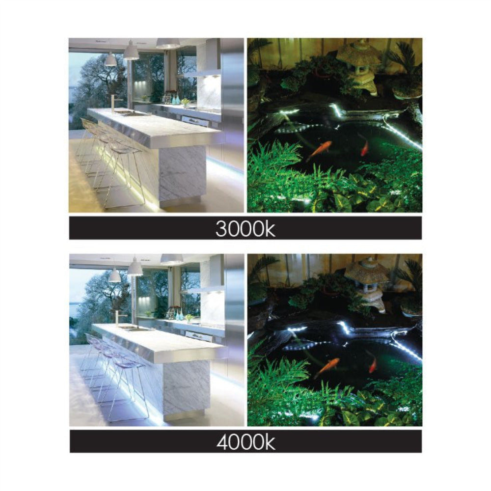 Buy LED Strip Lights Australia LED Strip Kit IP67 5M With Driver And Connector 9W 3000K - LK5M673K150 - 59001