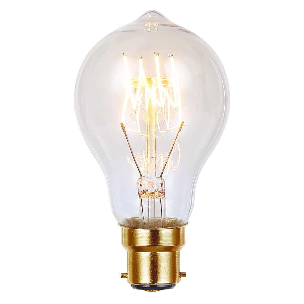 Buy Incandescent Filament Globes Australia Filament A60T Vintage Globe 25W BC Dimmable 2700K - V25WBCA60T - 60002
