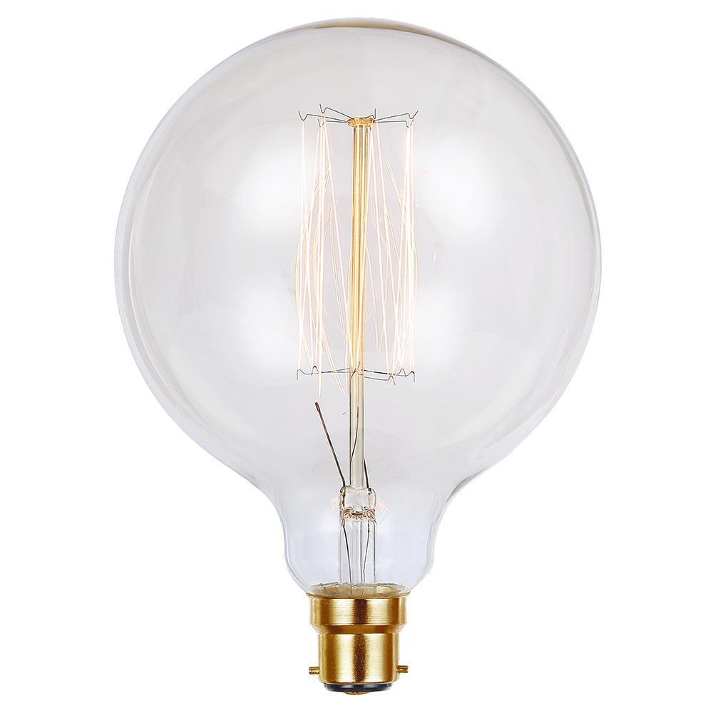 Buy Incandescent Filament Globes Australia Filament G125 Vintage Globe 25W BC Dimmable 2700K - V25WBCG125 - 60006