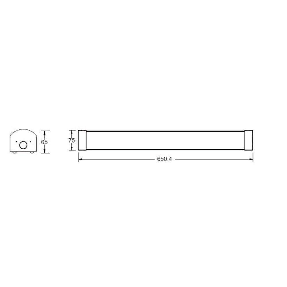 Buy Emergency LED Battens Australia Emergency LED Batten L650mm TRI Colour - LWB1803-E