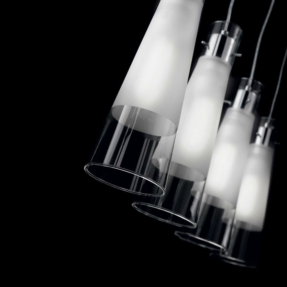 Buy Cluster Pendants Australia Kuky Sp4 Cluster Pendants 4 lights Clear Glass - 023038